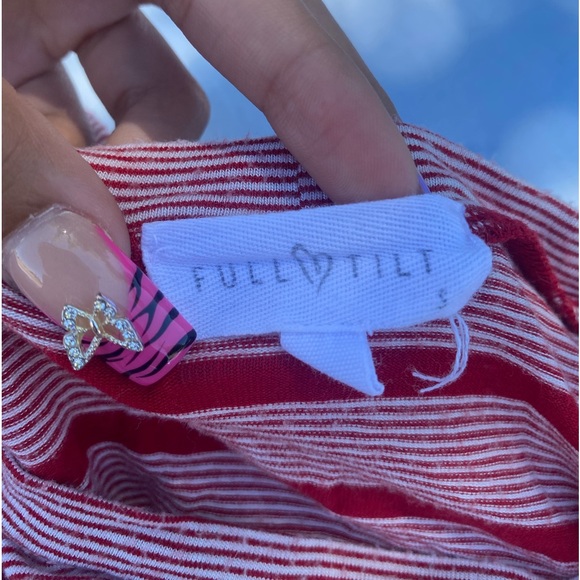 Full Tilt Striped Pocket Tee - Picture 2 of 2